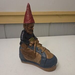 1990 Cairn Studios Tom Clark Pheidippides 7.5" Gnomes Shoes & Coin #5118 USA